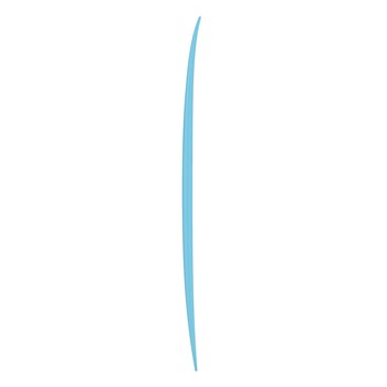 Surfboard TORQ Softboard 9.6 Longboard Blau
