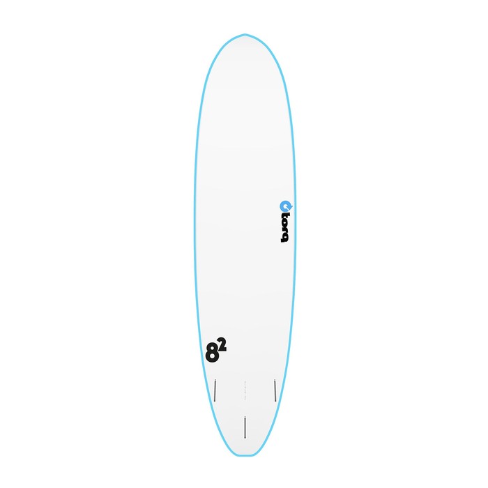 Surfboard TORQ Softboard 8.2 V+ Funboard Blau