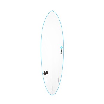 Surfboard TORQ Softboard 6.8 Funboard Blau