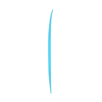 Surfboard TORQ Softboard 6.10 Mod Fish Blau