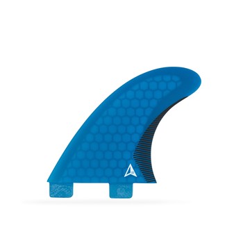 ROAM Quad Rear Fin Set Medium two tab Blau