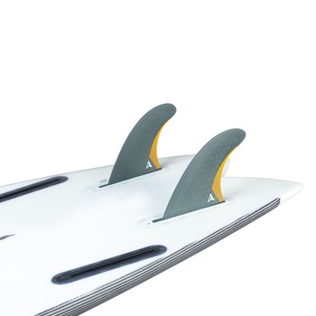 ROAM Quad Rear Fin Set Medium one tab Smoke