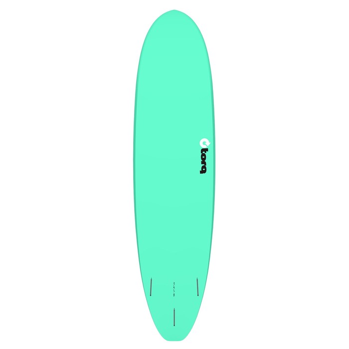 Surfboard TORQ Epoxy TET 7.4 V+ Funboard Seagreen