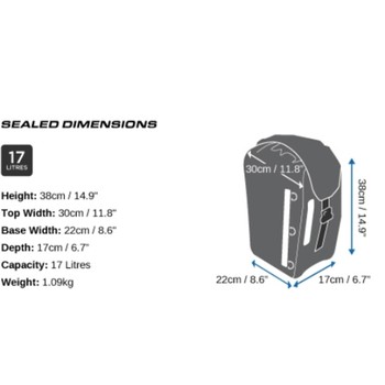OverBoard wasserdichte Fahrrad Bike Tasche Gelb