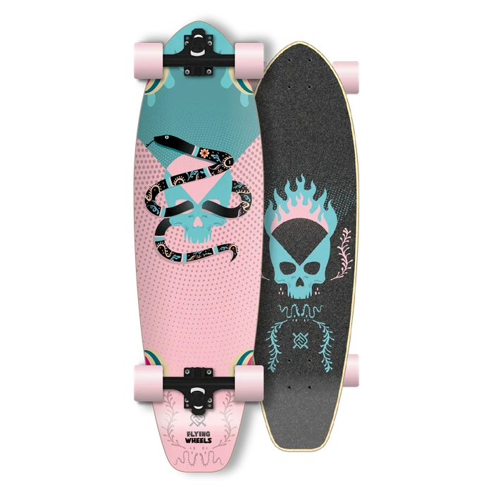 Flying Wheels Carving Skateboard 32 Snakull