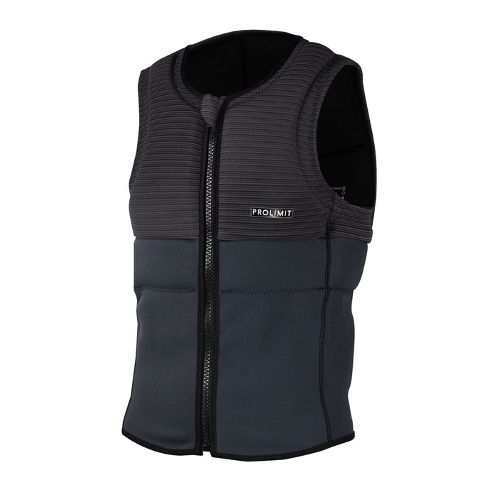 PROLIMIT Prallschutzweste Predator Vest Half Padded Frontzip Black/Grey 2025