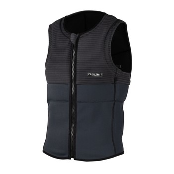 PROLIMIT Prallschutzweste Predator Vest Half Padded Frontzip Black/Grey 2025