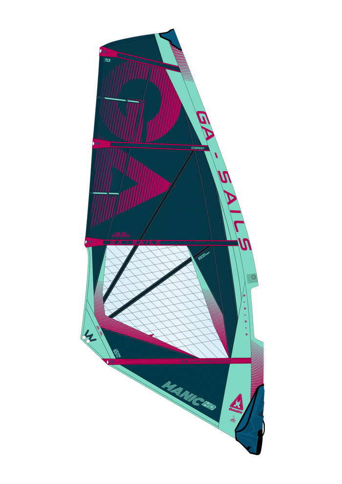 GA Sails Windsurf Segel Manic - HD 2025