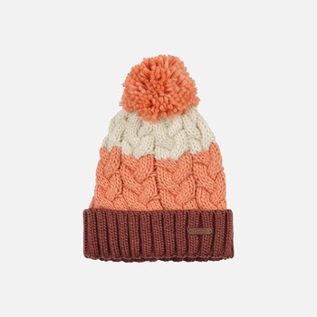 Oxbow Long acrylic pom pom beanie.