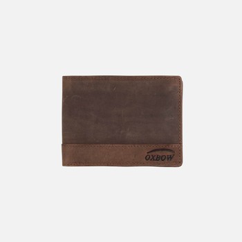 Oxbow 3 folds leather wallet