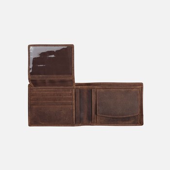 Oxbow 3 folds leather wallet