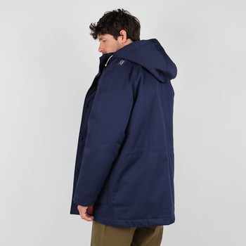 Oxbow Twill long parka jacket sherpa lined / 5K/5K mixed organic cotton/recycled polyester long jacket.