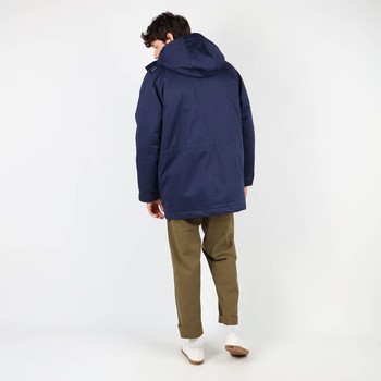 Oxbow Twill long parka jacket sherpa lined / 5K/5K mixed organic cotton/recycled polyester long jacket.