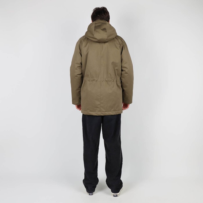Oxbow Twill long parka jacket sherpa lined / 5K/5K mixed organic cotton/recycled polyester long jacket. Q2JACOBSEN