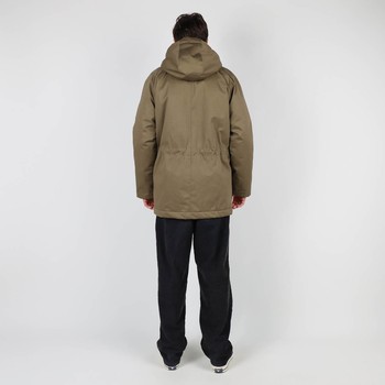Oxbow Twill long parka jacket sherpa lined / 5K/5K mixed organic cotton/recycled polyester long jacket.