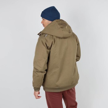 Oxbow Canvas hooded jacket sherpa lined / Sherpa lined 5K/5K short jacket.