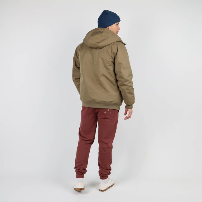 Oxbow Canvas hooded jacket sherpa lined / Sherpa lined 5K/5K short jacket. Q2JOAO