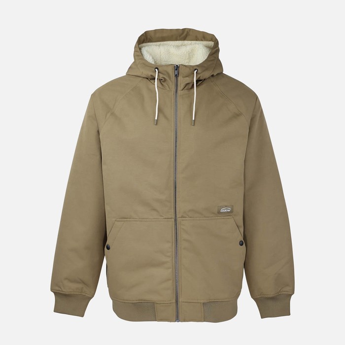 Oxbow Canvas hooded jacket sherpa lined / Sherpa lined 5K/5K short jacket. Q2JOAO