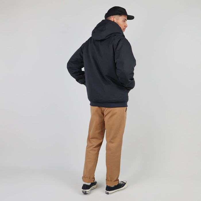Oxbow Canvas hooded jacket sherpa lined / Sherpa lined 5K/5K short jacket. Q2JOAO