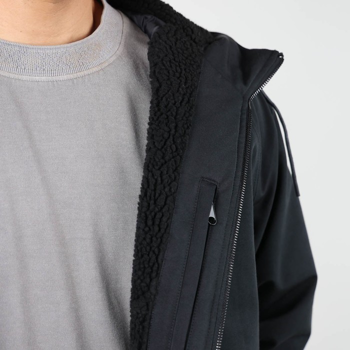 Oxbow Canvas hooded jacket sherpa lined / Sherpa lined 5K/5K short jacket. Q2JOAO