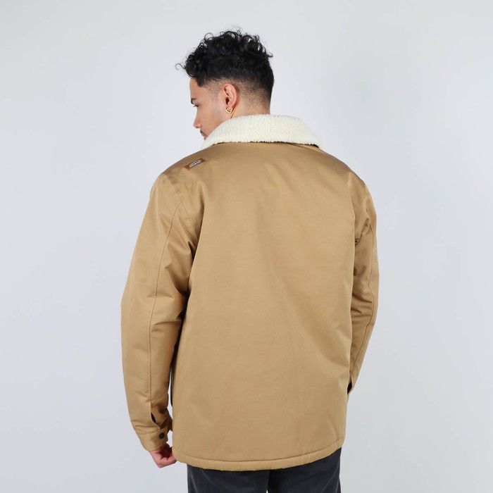 Oxbow Canvas sherpa lined jacket /Mixed organic cotton/recycled polyester canvas sherpa lined jacket. Q2JABURG