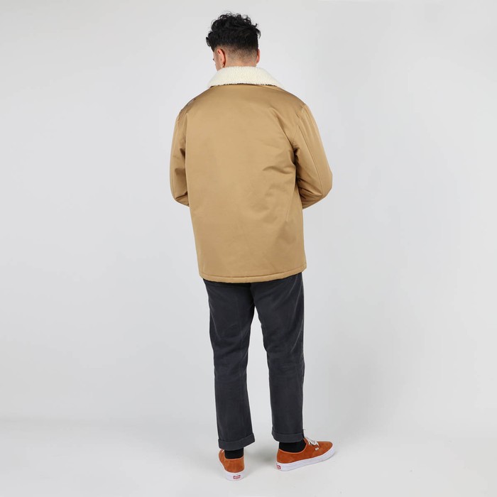 Oxbow Canvas sherpa lined jacket /Mixed organic cotton/recycled polyester canvas sherpa lined jacket. Q2JABURG