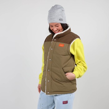 Oxbow Sleeveless reversible down jacket / Short recycled polyamide down jacket.
