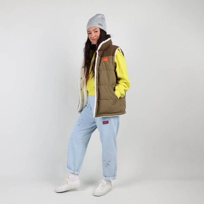 Oxbow Sleeveless reversible down jacket / Short recycled polyamide down jacket. Q2JORN