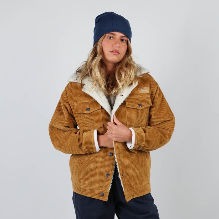 Oxbow Corduroy trucker jacket / Unisex velvet jacket lined with polyester fleece.