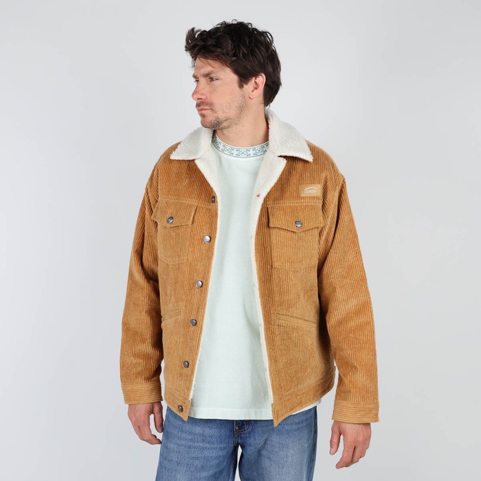 Oxbow Corduroy trucker jacket / Unisex velvet jacket lined with polyester fleece. Q2JESSIE