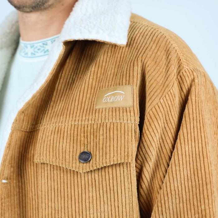 Oxbow Corduroy trucker jacket / Unisex velvet jacket lined with polyester fleece. Q2JESSIE