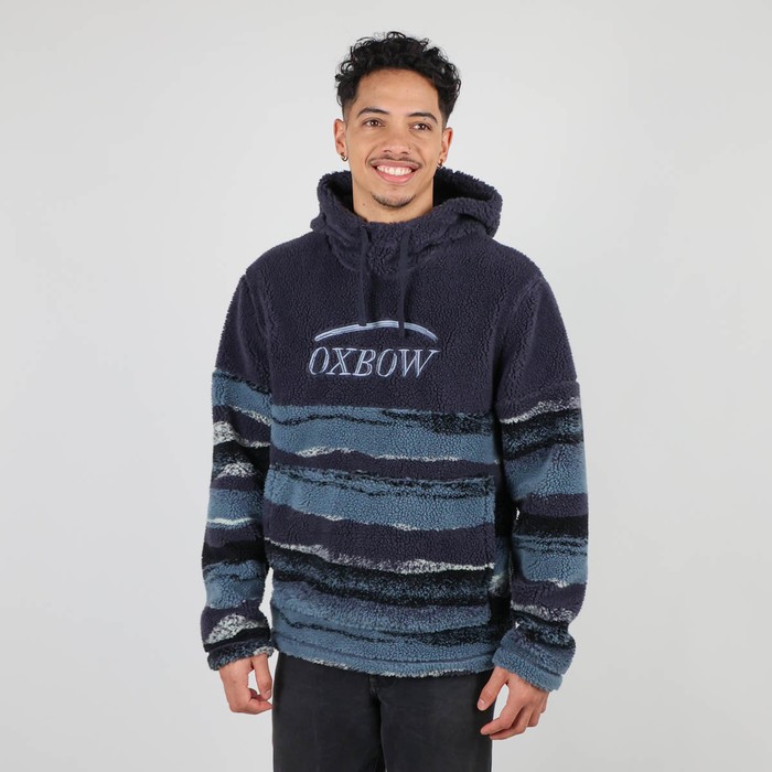 Oxbow Hooded colorblock sherpa fleece Q2SNOWDON