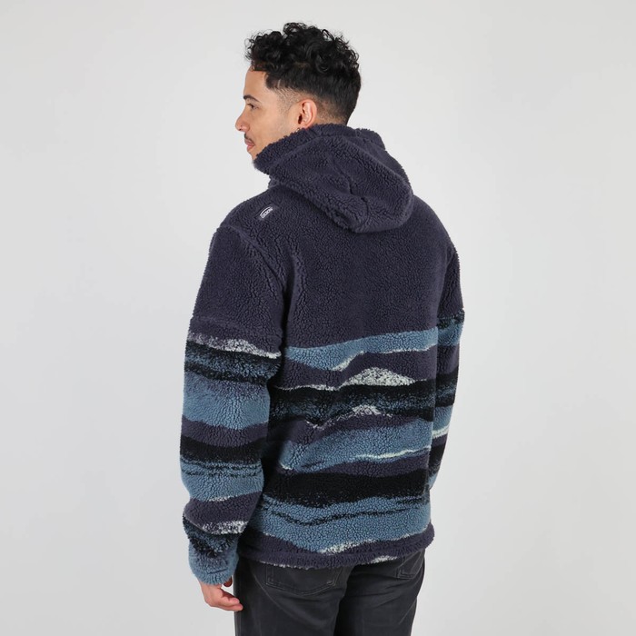 Oxbow Hooded colorblock sherpa fleece Q2SNOWDON