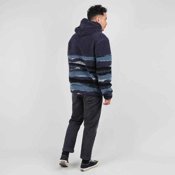 Oxbow Hooded colorblock sherpa fleece Q2SNOWDON