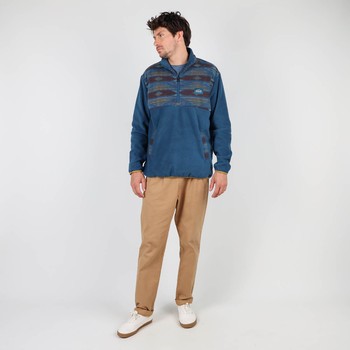 Oxbow Quarter zipped printed polar fleece Q2SABAIO