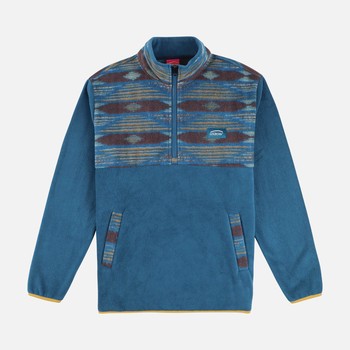 Oxbow Quarter zipped printed polar fleece Q2SABAIO