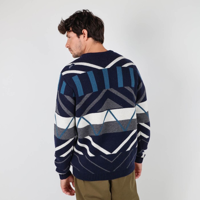 Oxbow Wool jacquard sweater / Crew neck jacquard wool sweater. Q2PANDIM