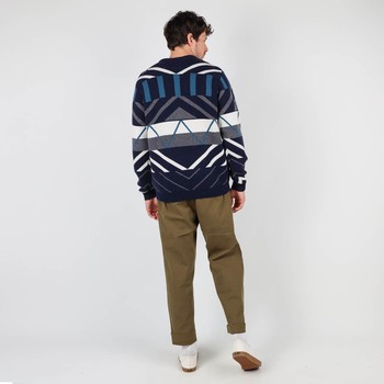 Oxbow Wool jacquard sweater / Crew neck jacquard wool sweater. Q2PANDIM