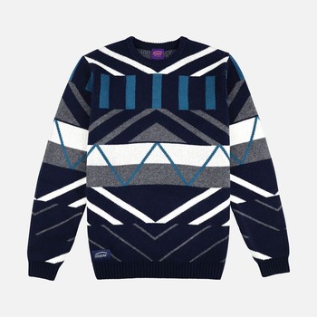 Oxbow Wool jacquard sweater / Crew neck jacquard wool sweater. Q2PANDIM