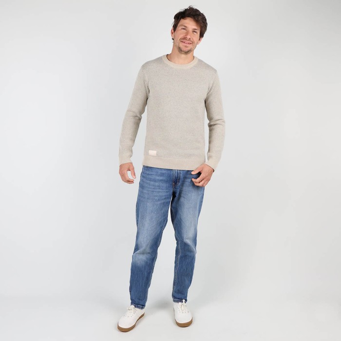 Oxbow Crew neck mixed wool/polyamide sweater. Q2PRAIA