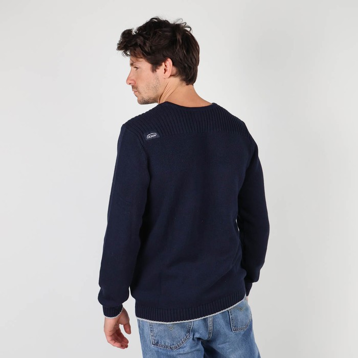 Oxbow Fancy knitted crew neck sweater P0POLMI