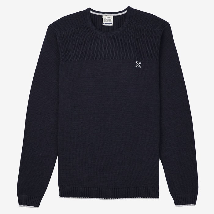 Oxbow Fancy knitted crew neck sweater P0POLMI