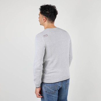 Oxbow Fancy knitted crew neck sweater P0POLMI