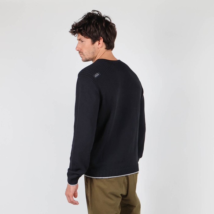 Oxbow Fancy knitted crew neck sweater P0POLMI