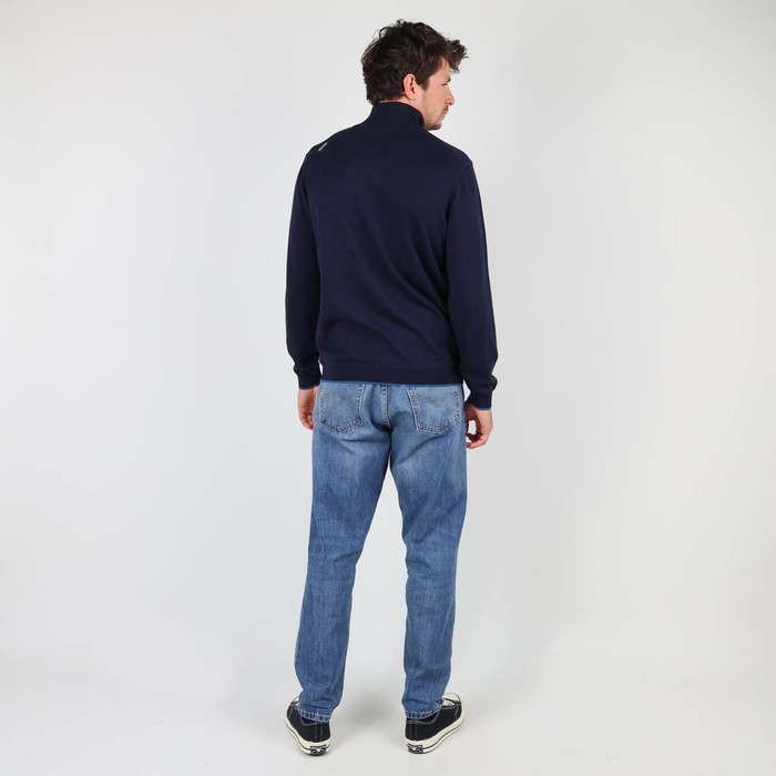 Oxbow Essential cotton zipped sweater Q2PEZIP