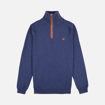 Oxbow Half-zip cotton sweater. Q2PENZI