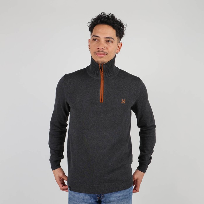 Oxbow Half-zip cotton sweater. Q2PENZI