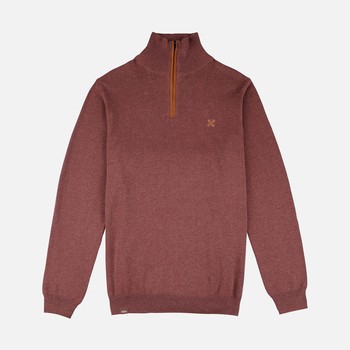 Oxbow Half-zip cotton sweater. Q2PENZI