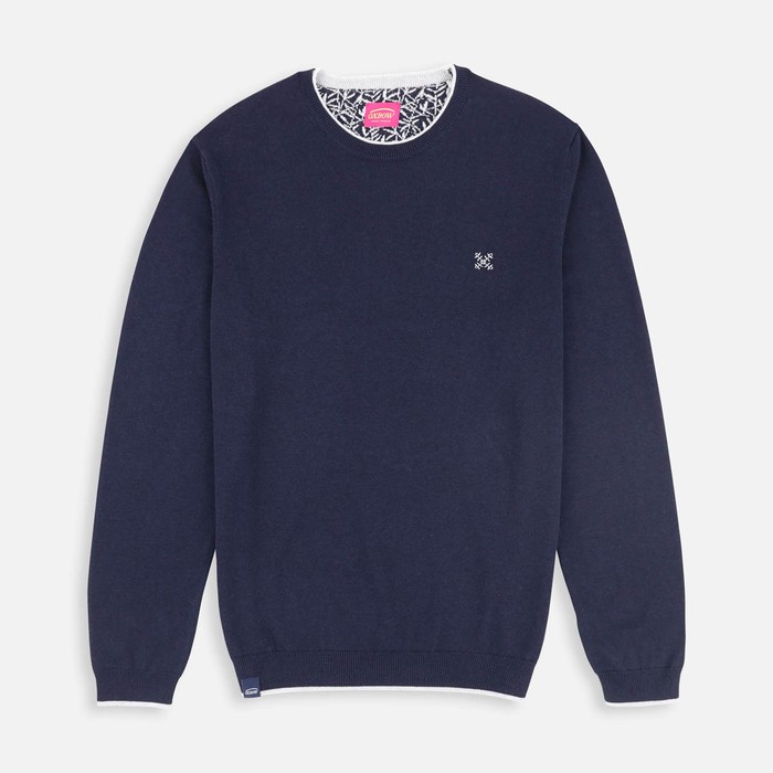 Oxbow Cotton crew neck sweater. P0PERONI