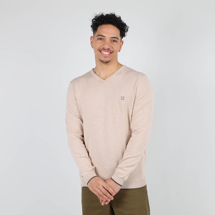 Oxbow V-neck cotton sweater. Q2PIVEGA